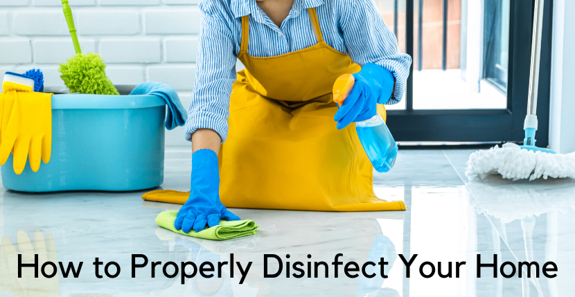 How to Disinfect Your Home