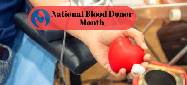 National Blood Donor Month