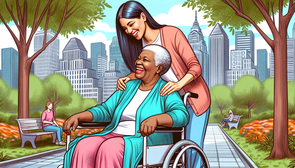 Caregiver and Elderly Women