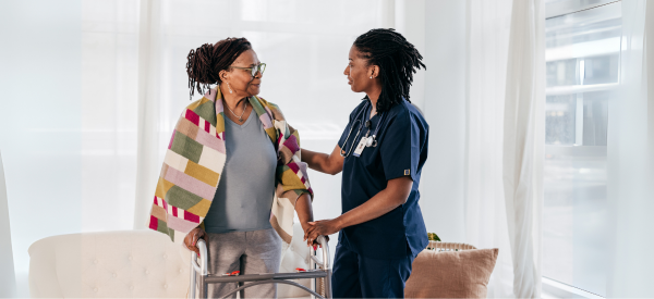 companion caregiver and senior
